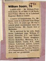 Saam, William